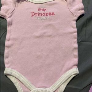 Luvable Friends Light Pink 'Little Princess' Bodysuit